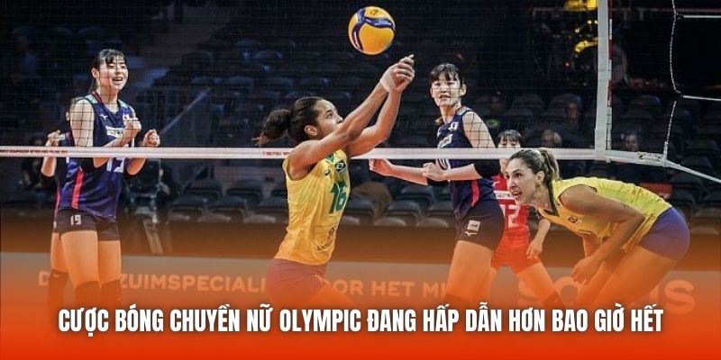 Cược bóng chuyền nữ Olympic đang hấp dẫn hơn bao giờ hết